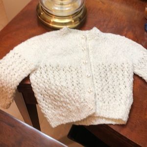 White Toddler Girls Cardigan